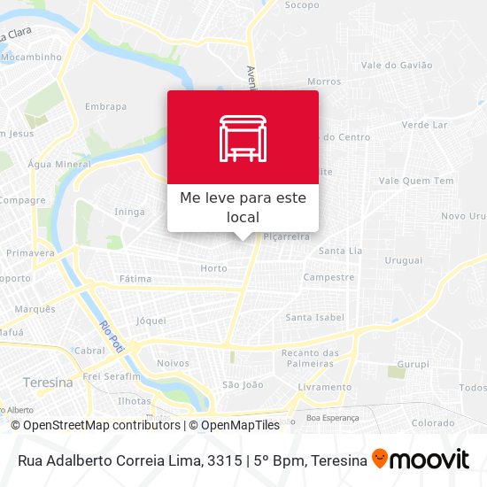 Rua Adalberto Correia Lima, 3315 | 5º Bpm mapa