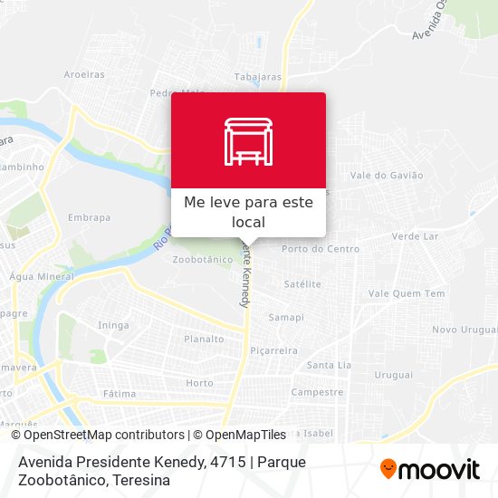 Avenida Presidente Kenedy, 4715 | Parque Zoobotânico mapa