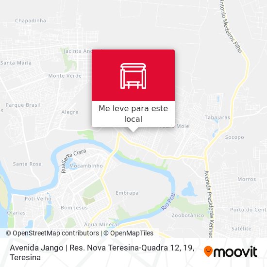 Avenida Jango | Res. Nova Teresina-Quadra 12, 19 mapa