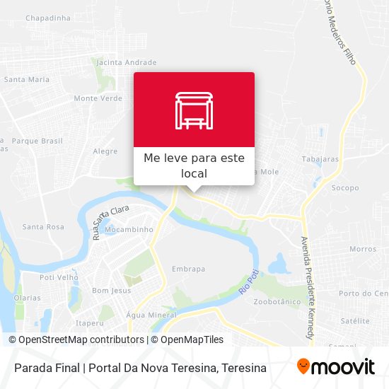 Parada Final | Portal Da Nova Teresina mapa