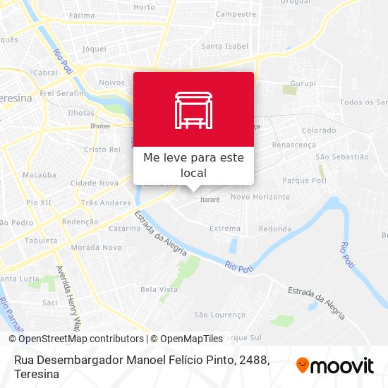 Rua Desembargador Manoel Felício Pinto, 2488 mapa