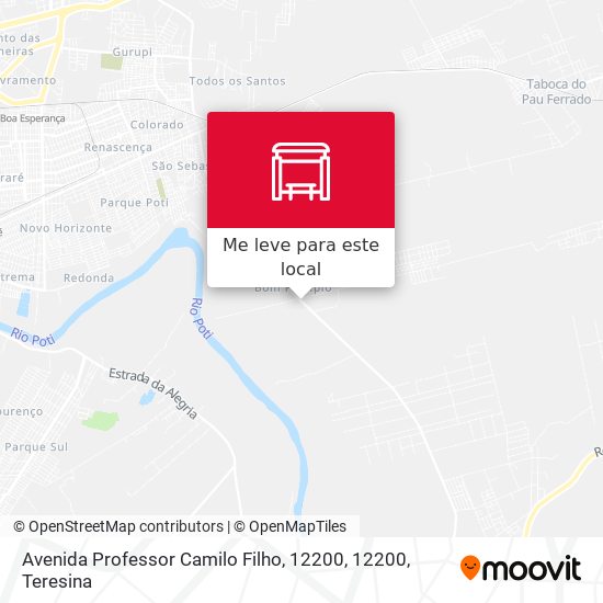 Avenida Professor Camilo Filho, 12200, 12200 mapa