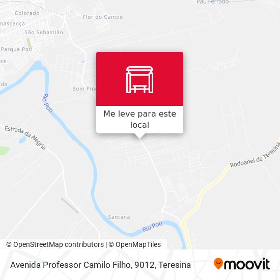 Avenida Professor Camilo Filho, 9012 mapa