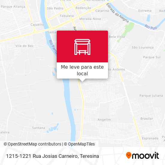 1215-1221 Rua Josias Carneiro mapa