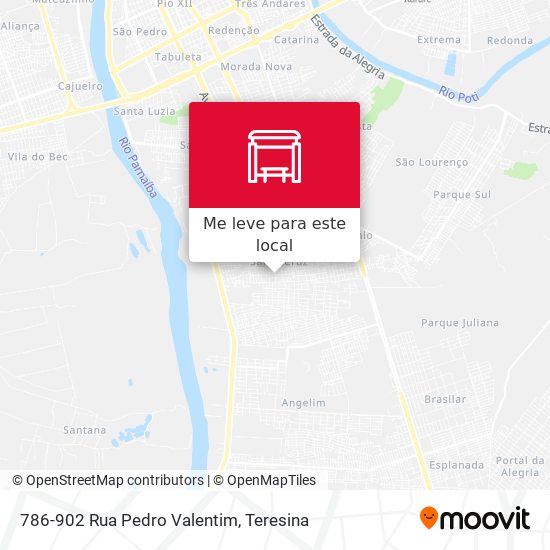 786-902 Rua Pedro Valentim mapa