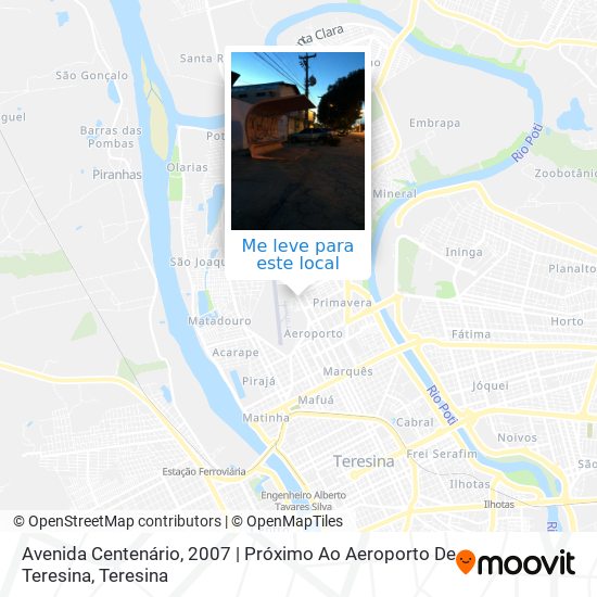 Avenida Centenário, 2007 | Próximo Ao Aeroporto De Teresina mapa