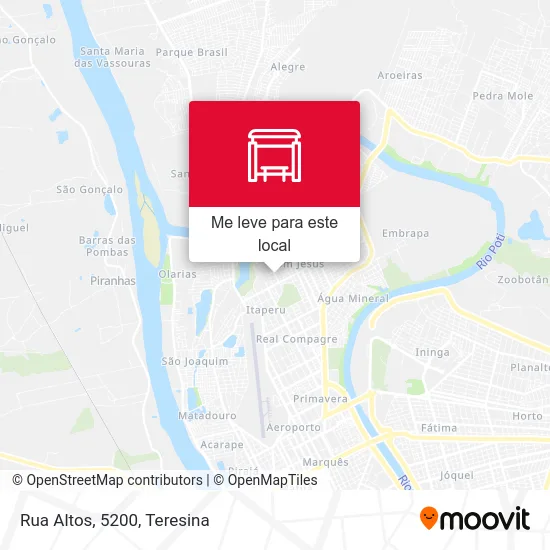 Rua Altos, 5200 mapa