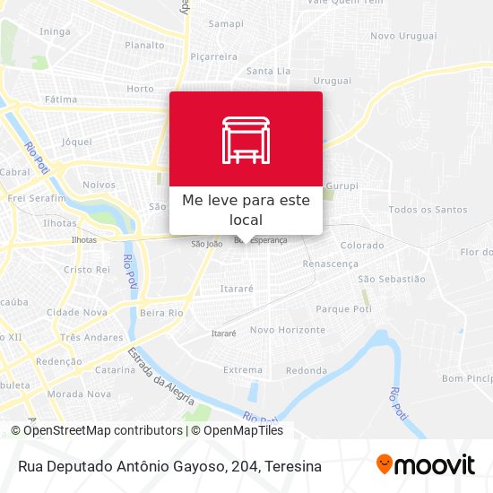 Rua Deputado Antônio Gayoso, 204 mapa