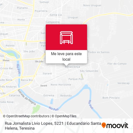 Rua Jornalista Lívio Lopes, 5221 | Educandário Santa Helena mapa