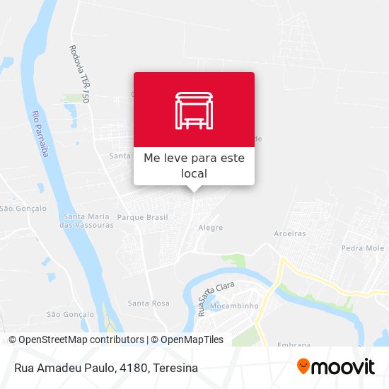 Rua Amadeu Paulo, 4180 mapa