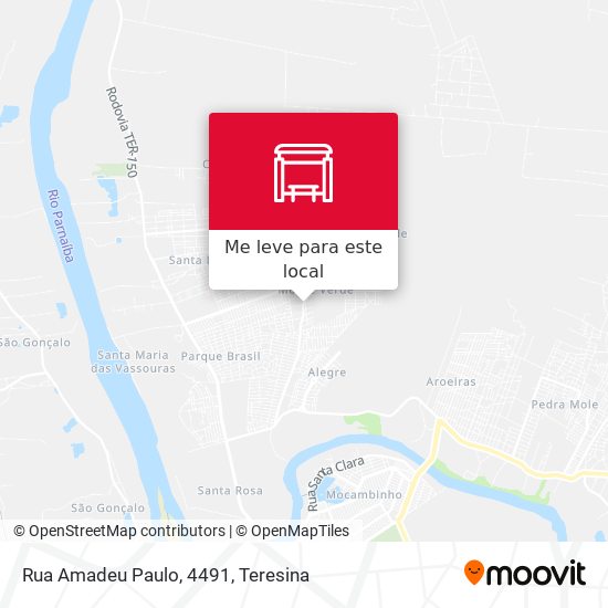 Rua Amadeu Paulo, 4491 mapa