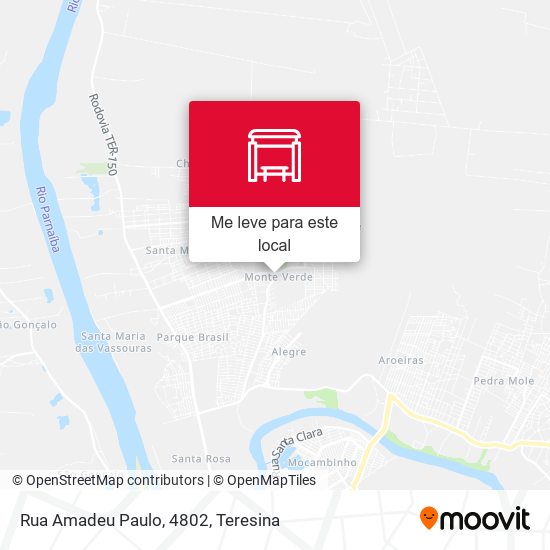 Rua Amadeu Paulo, 4802 mapa