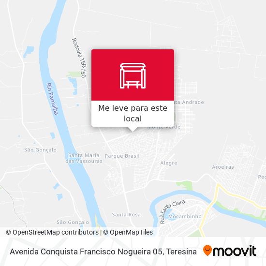 Avenida Conquista Francisco Nogueira 05 mapa