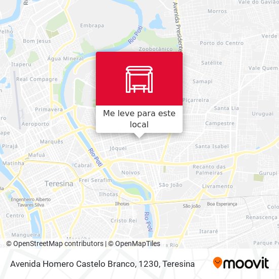 Avenida Homero Castelo Branco, 1230 mapa