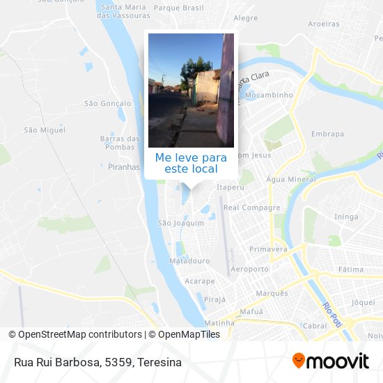 Rua Rui Barbosa, 5359 mapa