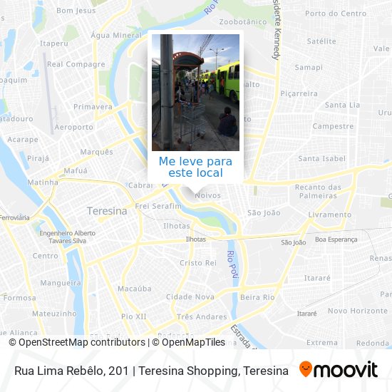 Rua Lima Rebêlo, 201 | Teresina Shopping mapa
