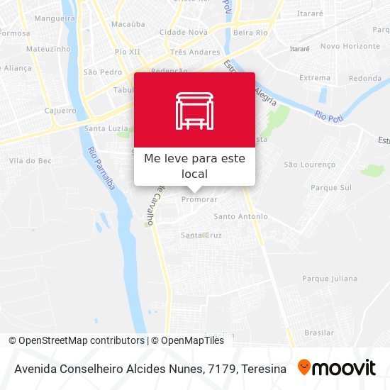 Avenida Conselheiro Alcides Nunes, 7179 mapa