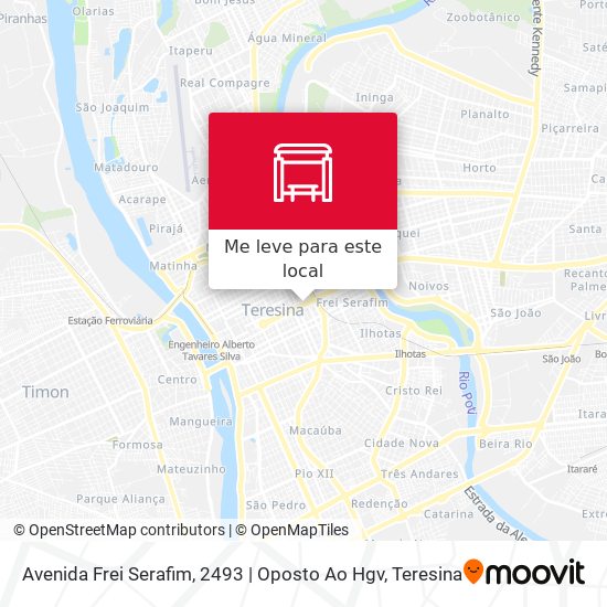 Avenida Frei Serafim, 2493 | Oposto Ao Hgv mapa
