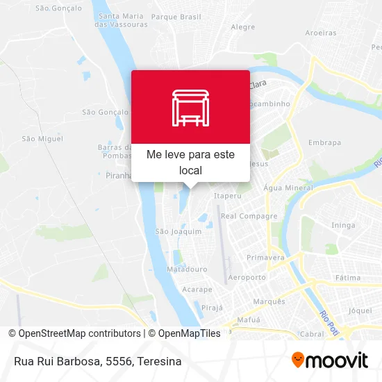 Rua Rui Barbosa, 5556 mapa