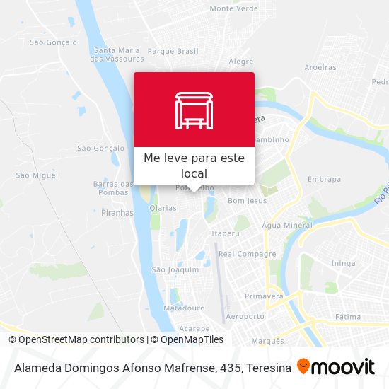 Alameda Domingos Afonso Mafrense, 435 mapa