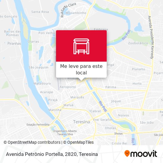 Avenida Petrônio Portella, 2820 mapa