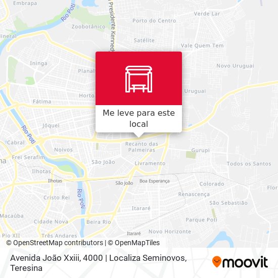 Avenida João Xxiii, 4000 | Localiza Seminovos mapa