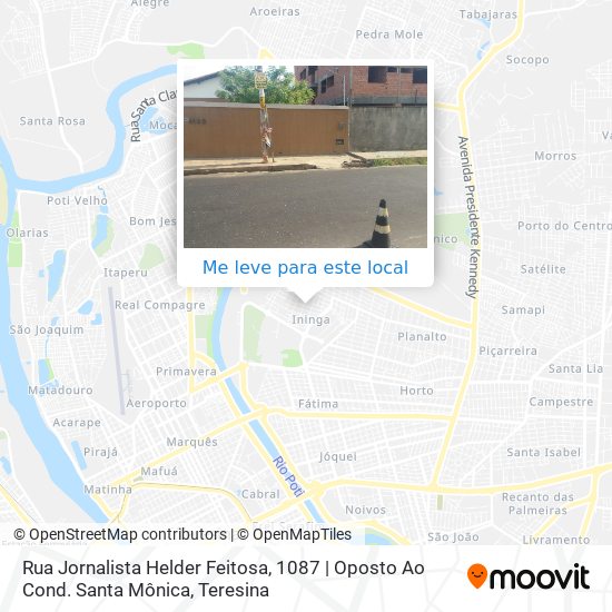 Rua Jornalista Helder Feitosa, 1087 | Oposto Ao Cond. Santa Mônica mapa