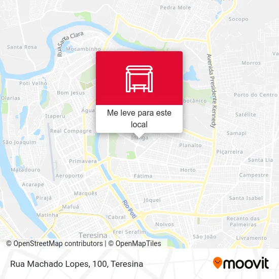 Rua Machado Lopes, 100 mapa