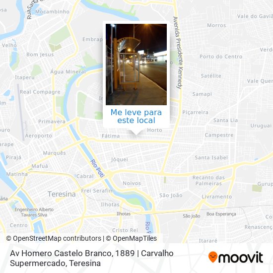 Av Homero Castelo Branco, 1889 | Carvalho Supermercado mapa