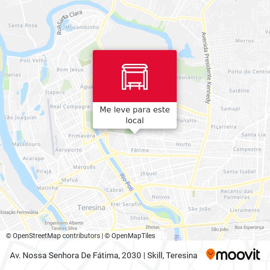 Av. Nossa Senhora De Fátima, 2030 | Skill mapa