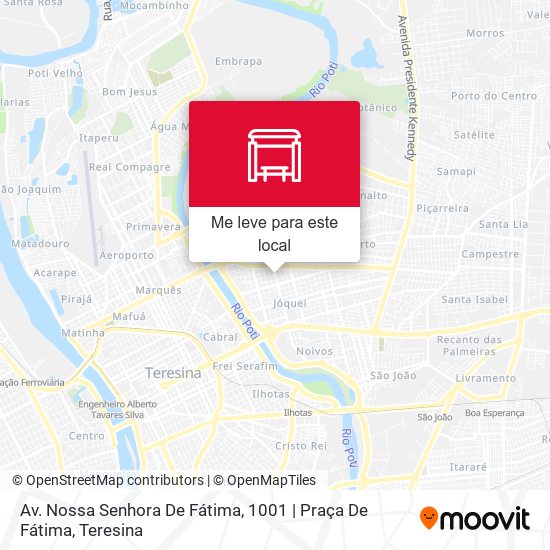 Av. Nossa Senhora De Fátima, 1001 | Praça De Fátima mapa