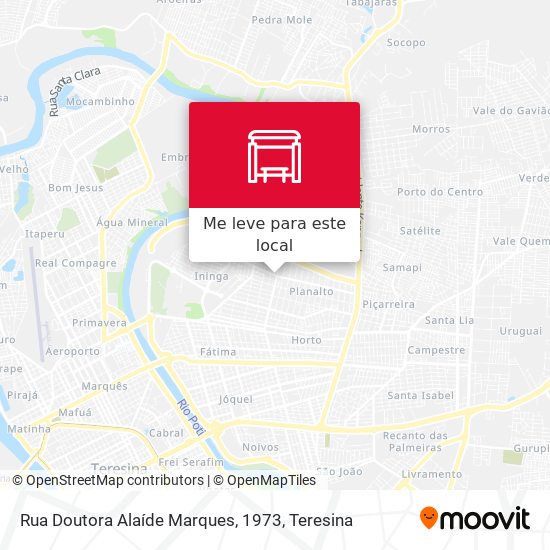 Rua Doutora Alaíde Marques, 1973 mapa