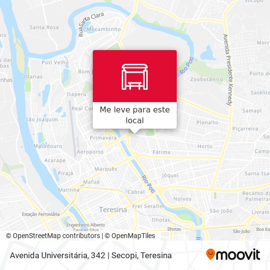 Avenida Universitária, 342 | Secopi mapa