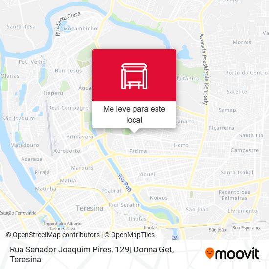 Rua Senador Joaquim Pires, 129| Donna Get mapa