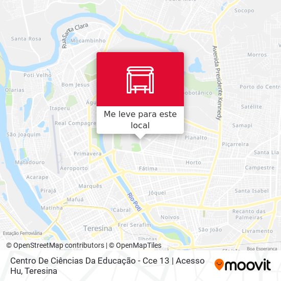 Centro De Ciências Da Educação - Cce 13 | Acesso Hu mapa