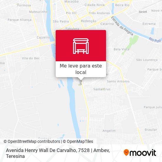Avenida Henry Wall De Carvalho, 7528 | Ambev mapa