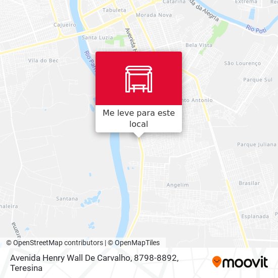 Avenida Henry Wall De Carvalho, 8798-8892 mapa