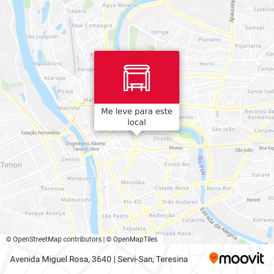Avenida Miguel Rosa, 3640 | Servi-San mapa