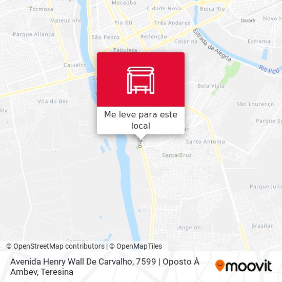 Avenida Henry Wall De Carvalho, 7599 | Oposto À  Ambev mapa