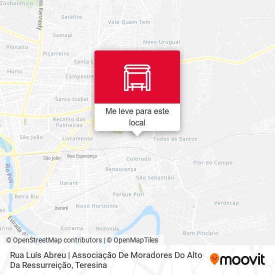 Rua Luís Abreu | Associação De Moradores Do Alto Da Ressurreição mapa