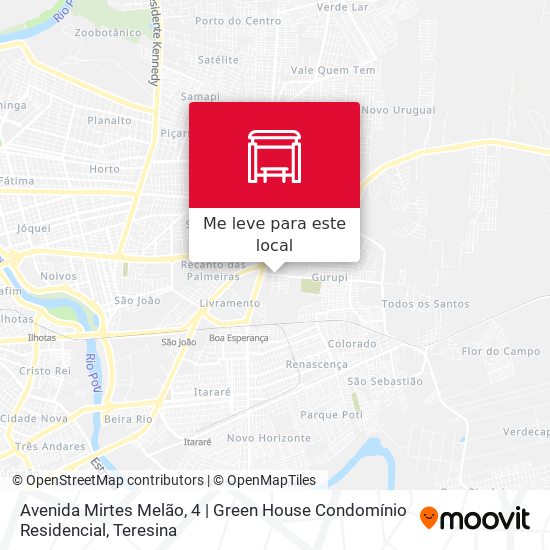 Avenida Mirtes Melão, 4 | Green House Condomínio Residencial mapa