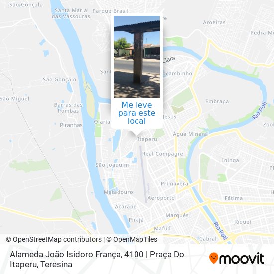 Alameda João Isidoro França, 4100 | Praça Do Itaperu mapa