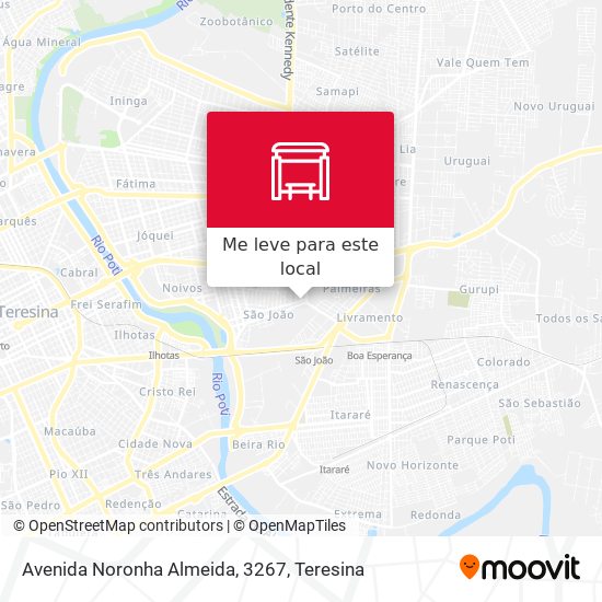 Avenida Noronha Almeida, 3267 mapa