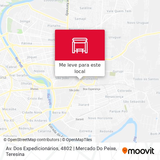 Av. Dos Expedicionários, 4802 | Mercado Do Peixe mapa