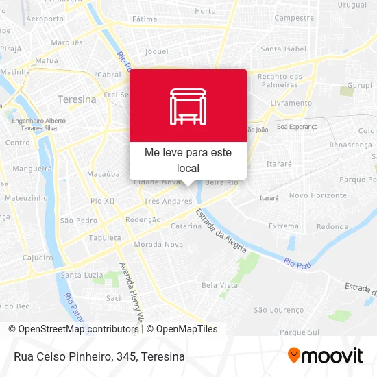 Rua Celso Pinheiro, 345 mapa