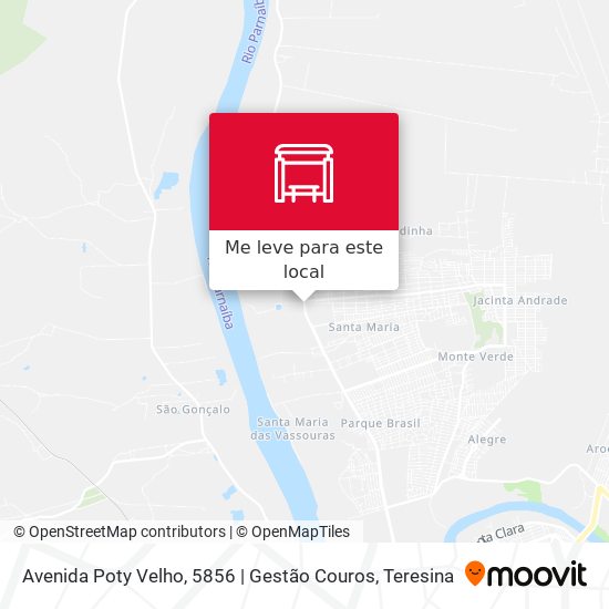 Avenida Poty Velho, 5856 | Gestão Couros mapa