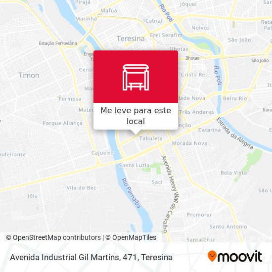 Avenida Industrial Gil Martins, 471 mapa