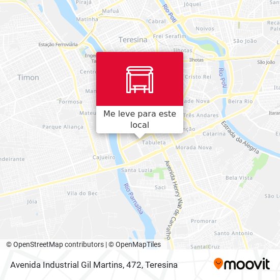 Avenida Industrial Gil Martins, 472 mapa