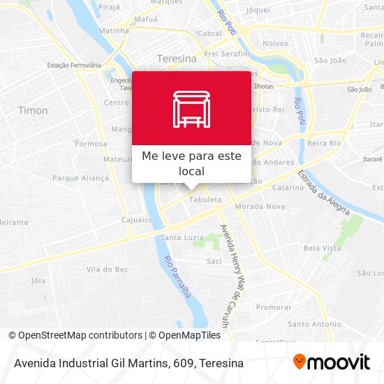 Avenida Industrial Gil Martins, 609 mapa
