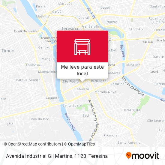 Avenida Industrial Gil Martins, 1123 mapa